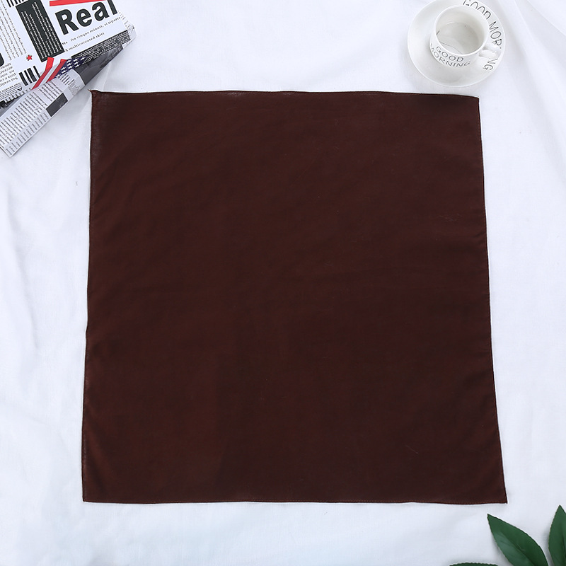 Headscarf Cotton Solid Color R - Bandana Blank White 리뷰 및 가격