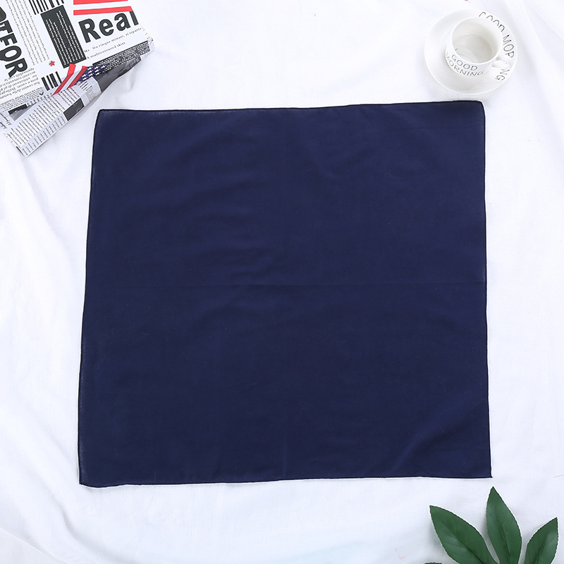 Headscarf Cotton Solid Color R - Bandana Blank White 리뷰 및 가격