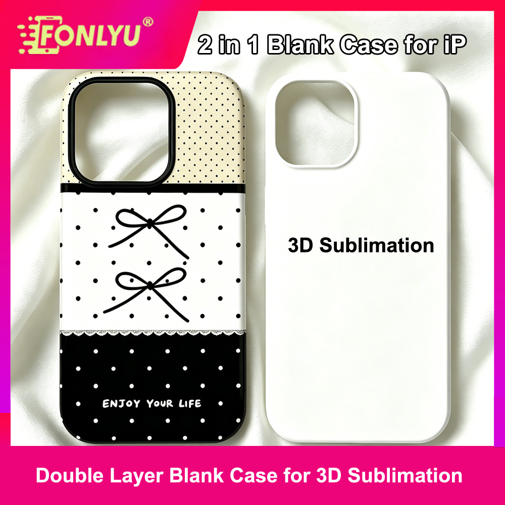 FONLYU 2 in 1 3D Sublimation B - Phone Case Blank Print 리뷰 및 가격
