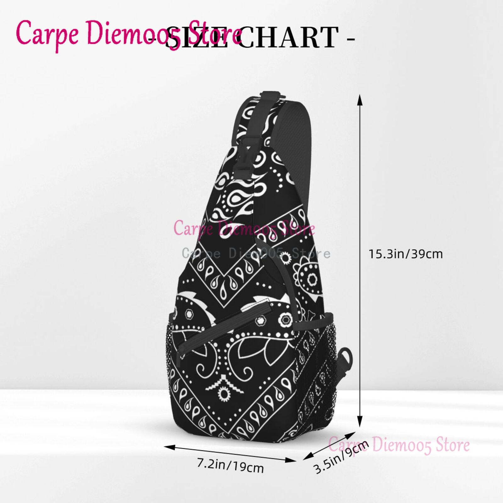 Black And White Paisley Chican - Bandana Blank White 리뷰 및 가격