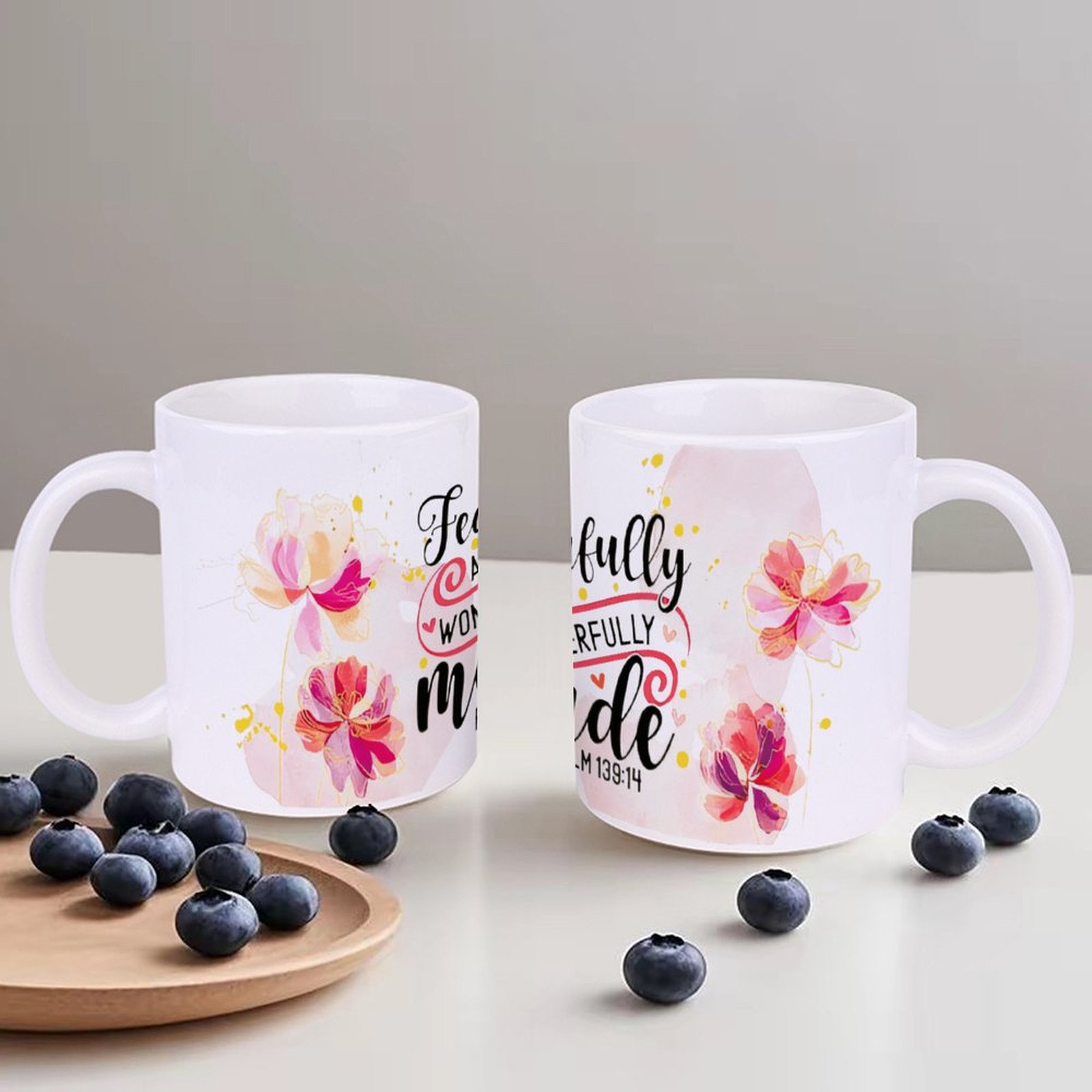 Fearfully And Wonderfully Made - Sublimation Mug White 리뷰 및 가격