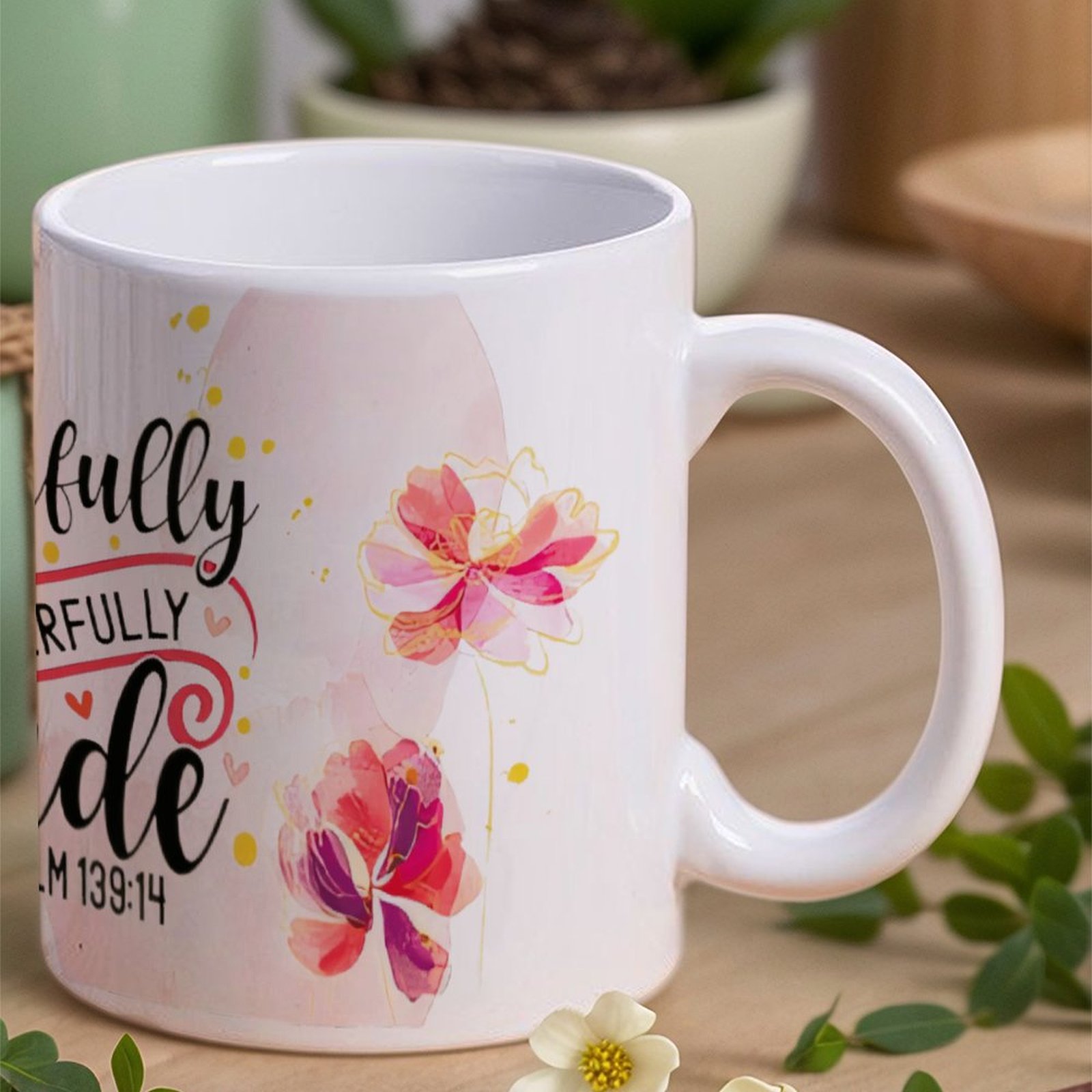 Fearfully And Wonderfully Made - Sublimation Mug White 리뷰 및 가격
