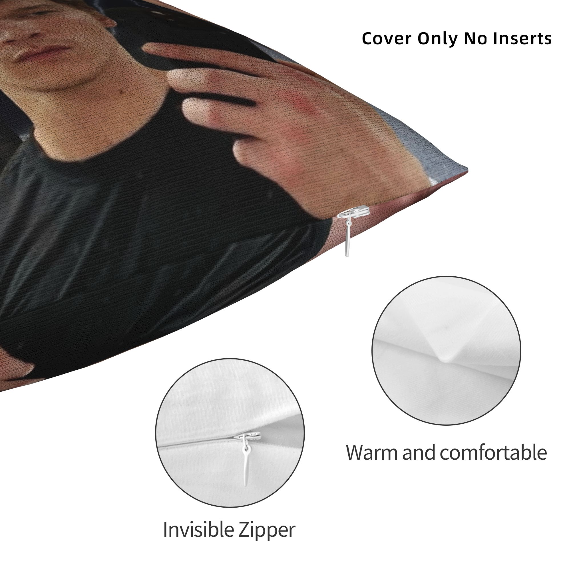 Connor Storrie Heated Rivalry  - Pillow Cover Sublimation 리뷰 및 가격