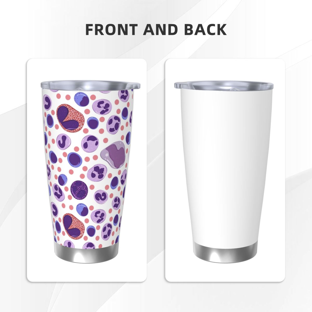 Large White Blood Cell Pattern - Tumbler 20Oz White 리뷰 및 가격