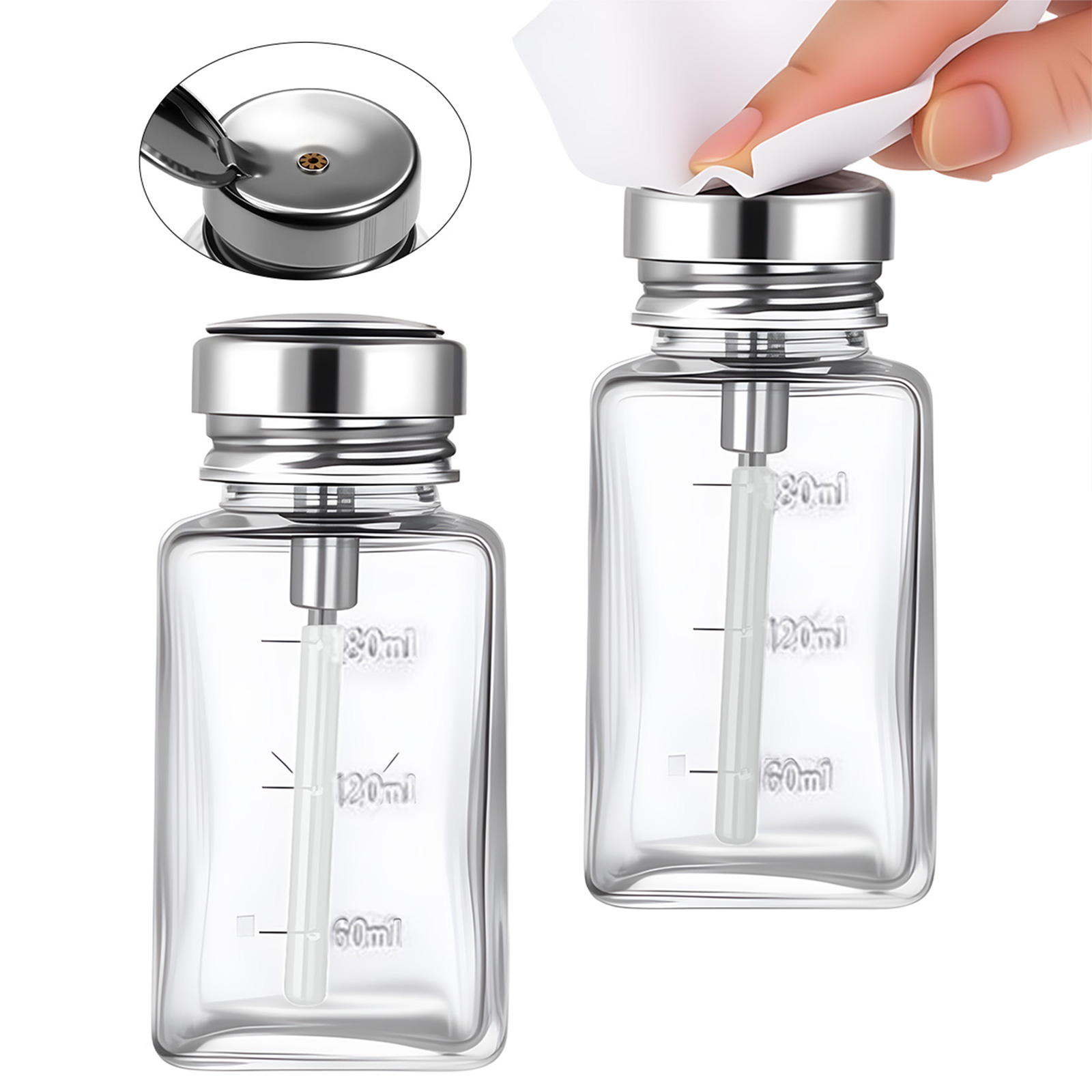 180ml Nail Glass Bottle Press  - Water Bottle Blank 리뷰 및 가격