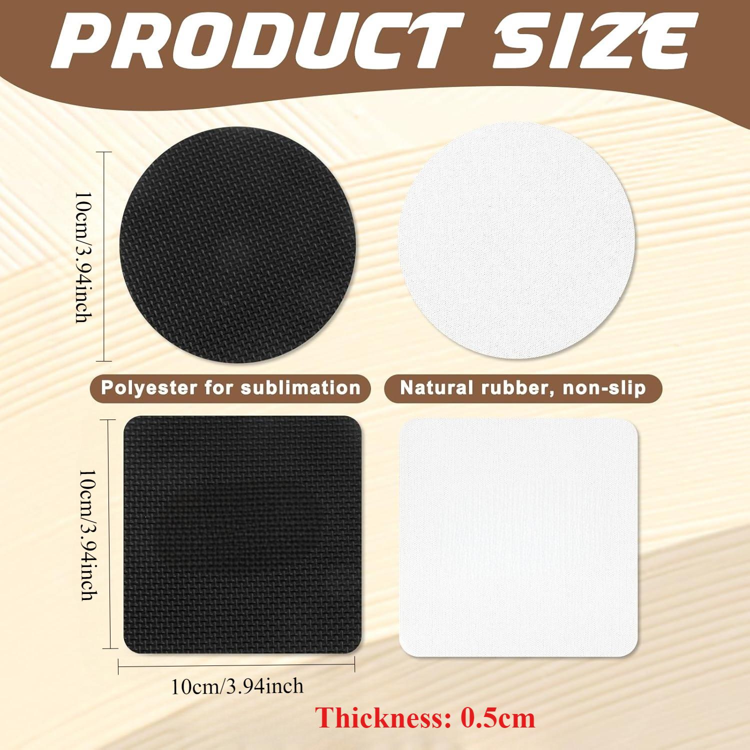 10 Pcs Sublimation Coasters Bl - Coaster Sublimation Blank 리뷰 및 가격
