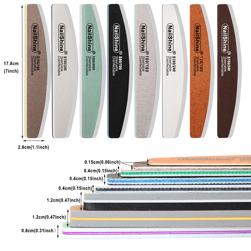 8Pcs/Box Nail File Buffer Kit  - Photo Acrylic Block 리뷰 및 가격