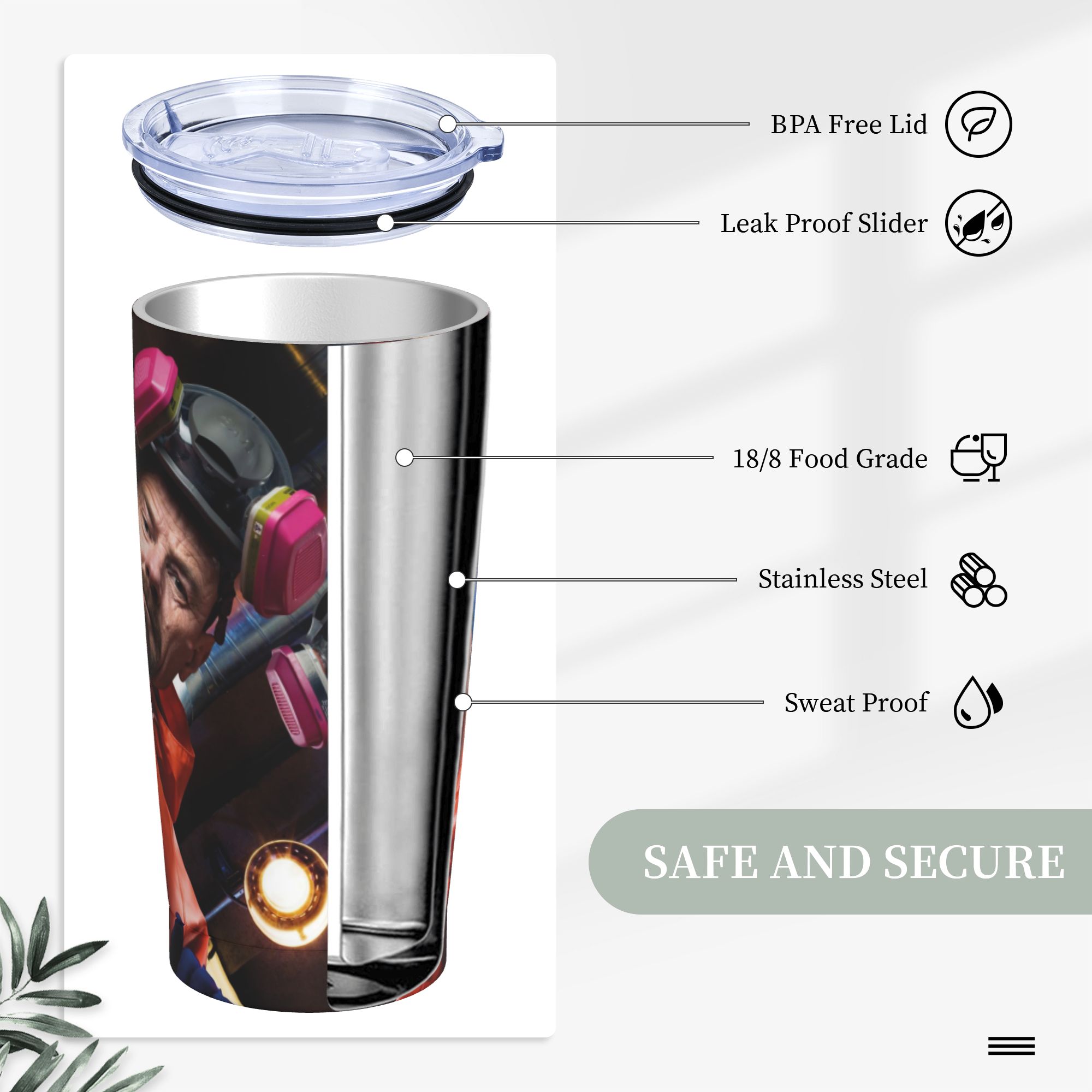 Walter White Pinkman Tumbler V - Tumbler 20Oz White 리뷰 및 가격
