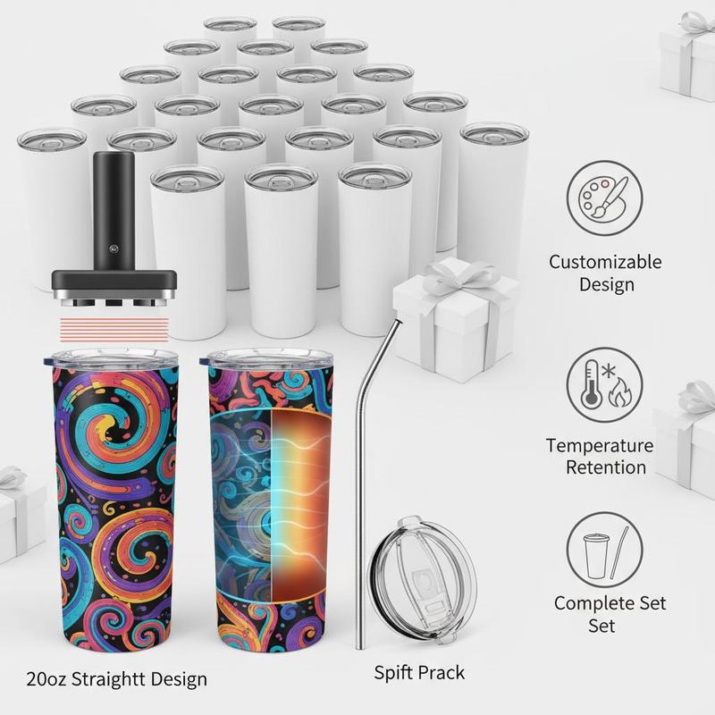 16 Pack Sublimation Insulated  - Tumbler 20Oz White 리뷰 및 가격
