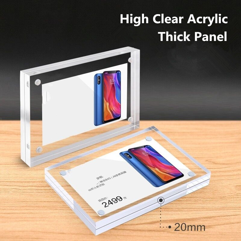 90x55mm Magnetic Acrylic Price - Photo Acrylic Block 리뷰 및 가격