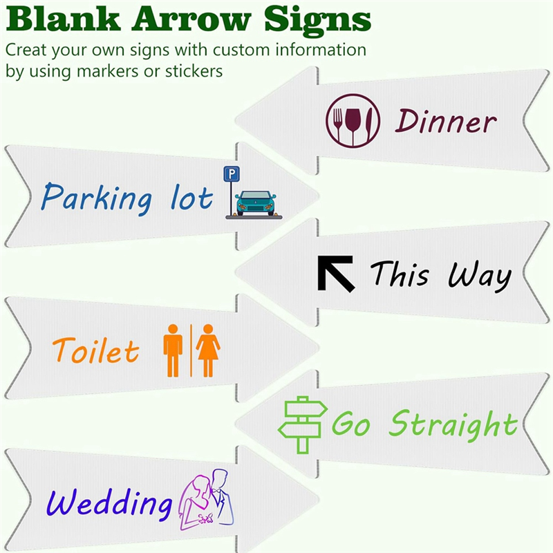 HRBAJ-Directional Arrows Signs - Yard Sign Blank 리뷰 및 가격