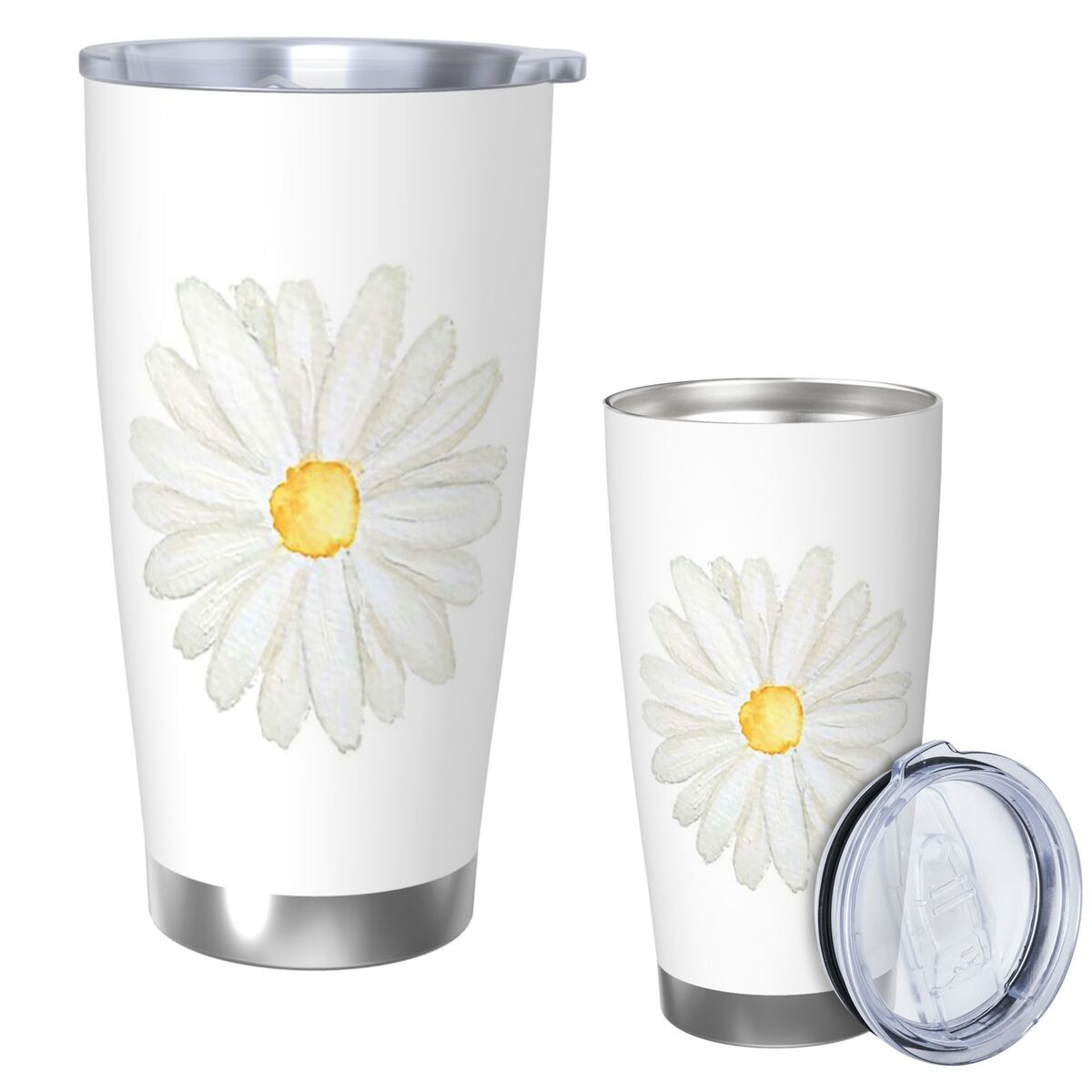 Hand Painted One Little White  - Tumbler 20Oz White 리뷰 및 가격