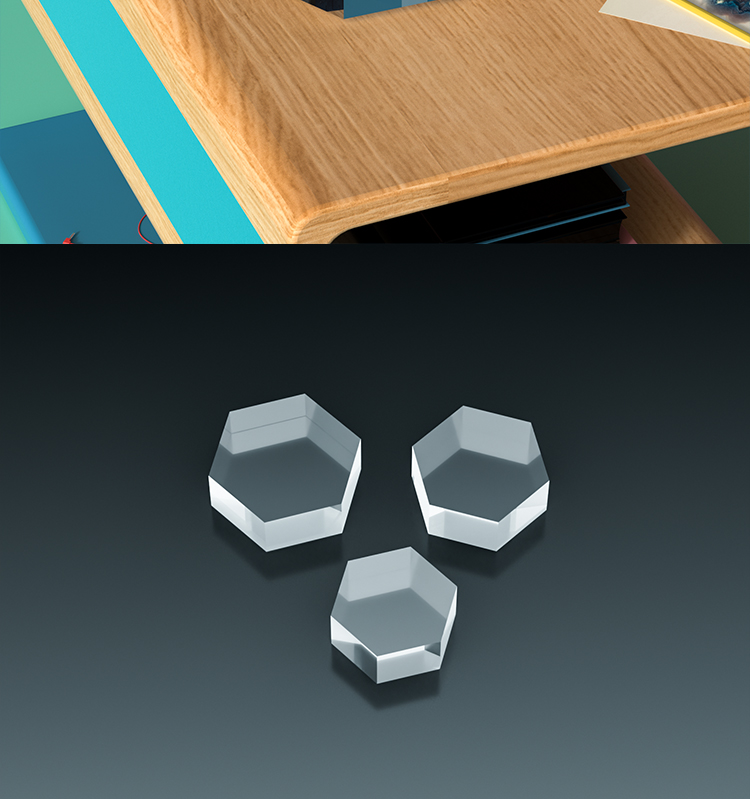 Clear Polished Hexagonal Acryl - Photo Acrylic Block 리뷰 및 가격