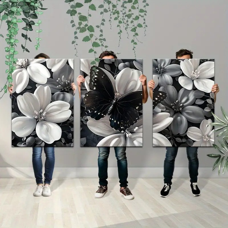 Framed Set of 3 Canvas Wall Ar - Canvas Wrap Ready 리뷰 및 가격