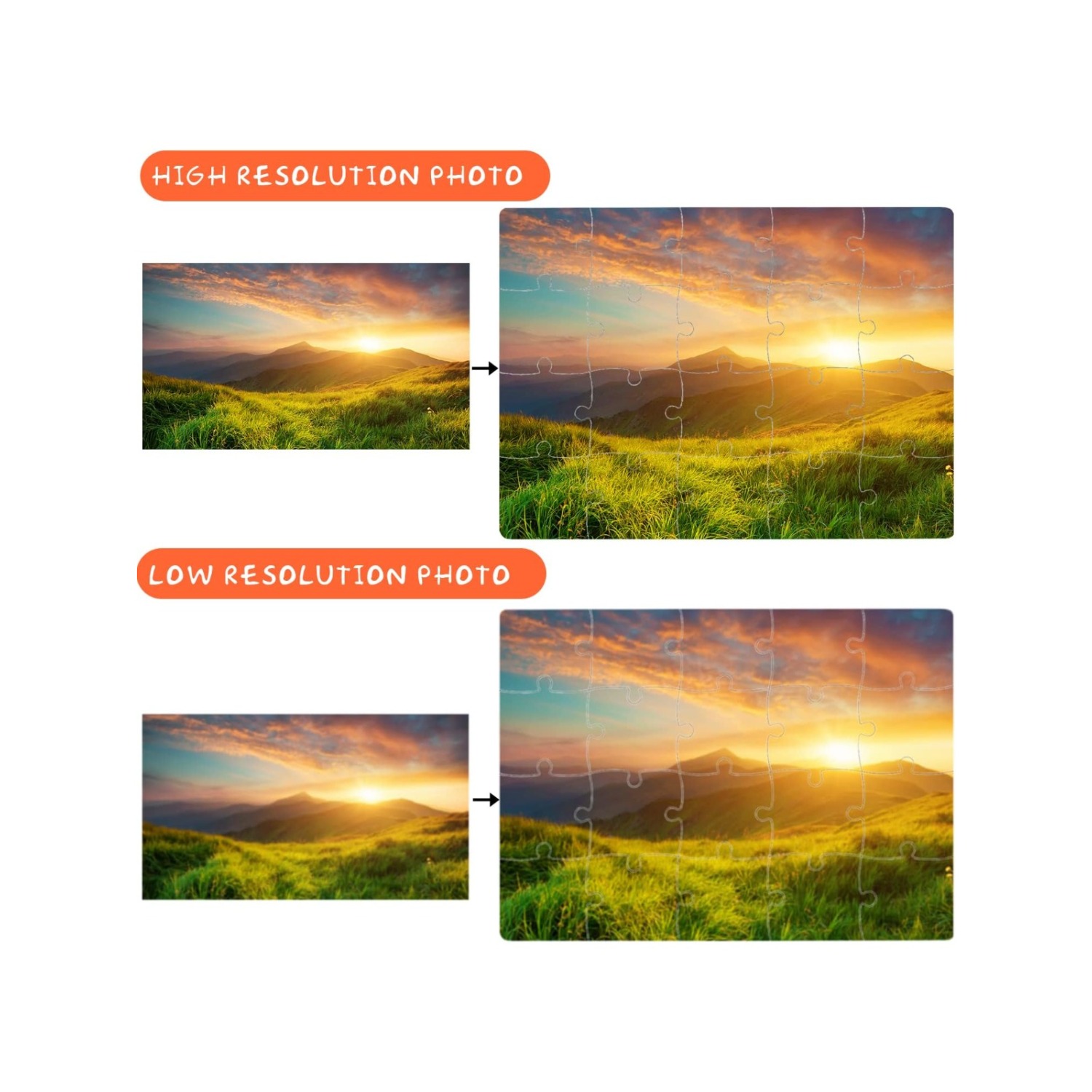 6pcs Blank Sublimation Puzzles - Puzzle Blank White 리뷰 및 가격