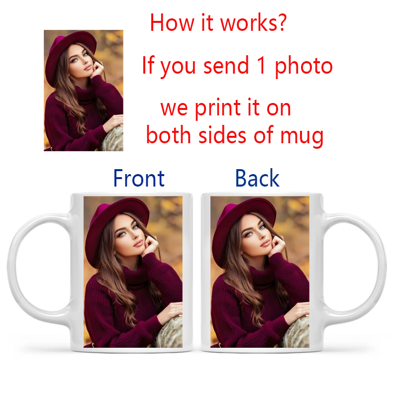 Personalized Your Photo Mug, C - Sublimation Mug White 리뷰 및 가격
