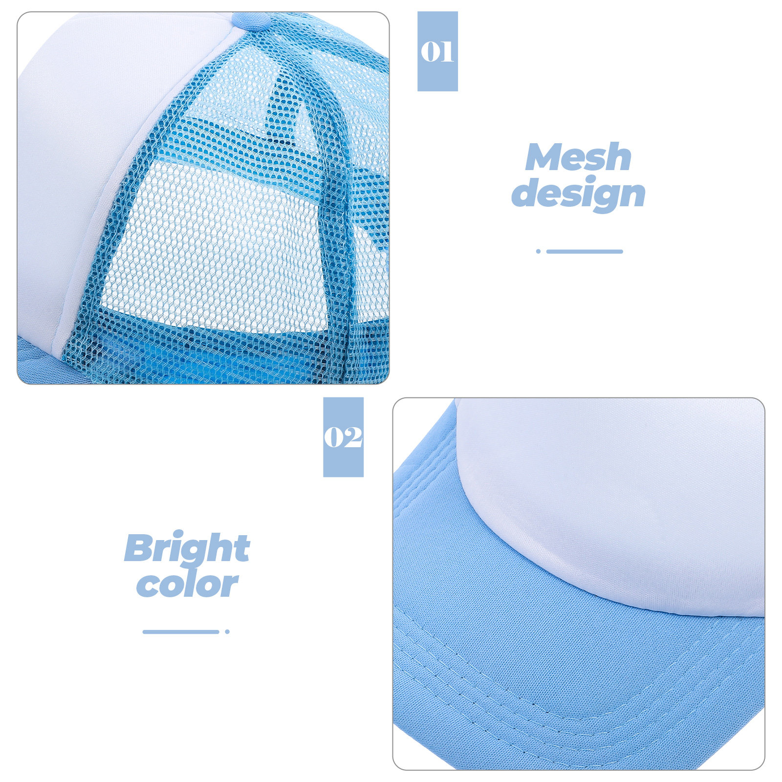 10Pcs Mesh Baseball Hat Blank  - Hat Sublimation Blank 리뷰 및 가격