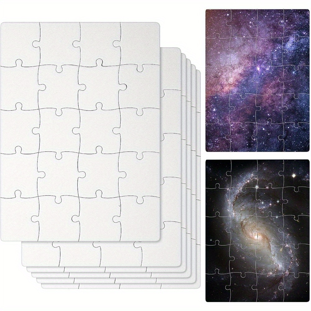 6pcs Sublimation Blank Puzzles - Puzzle Blank White 리뷰 및 가격