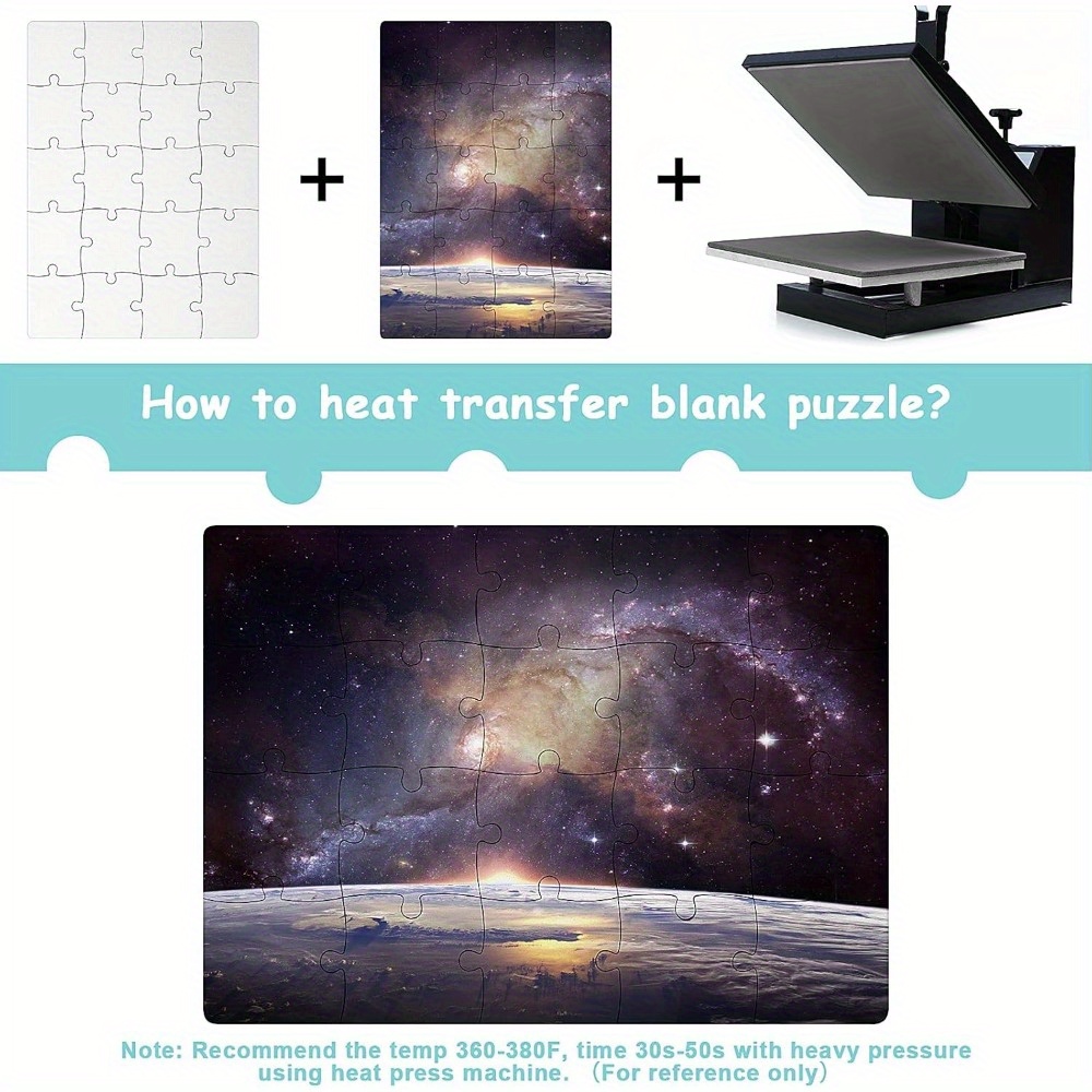 6pcs Sublimation Blank Puzzles - Puzzle Blank White 리뷰 및 가격
