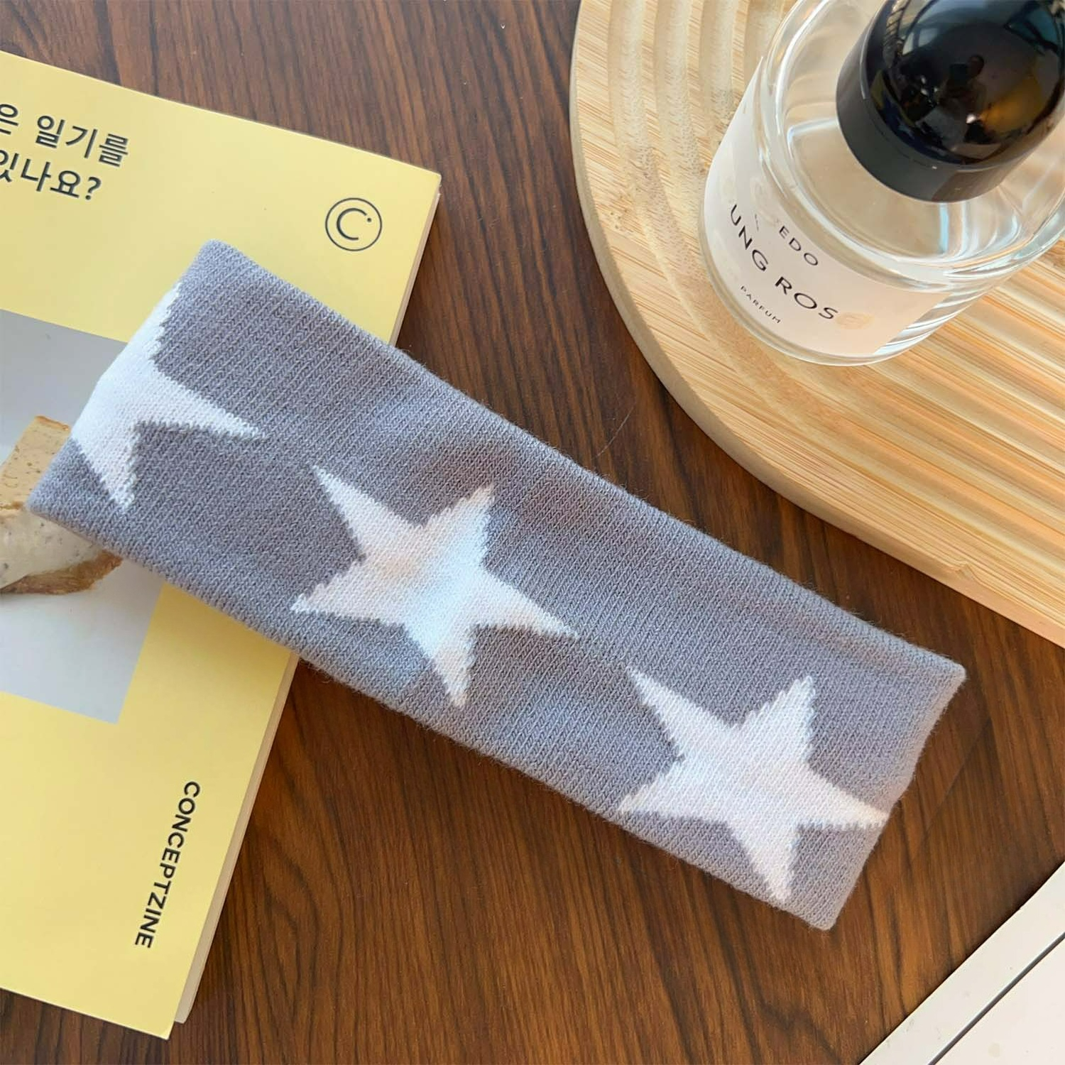 Star Embroidery Sports Headban - Bandana Blank White 리뷰 및 가격