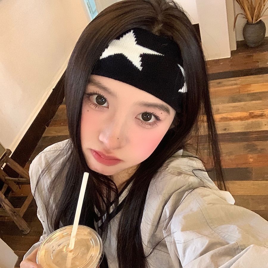 Star Embroidery Sports Headban - Bandana Blank White 리뷰 및 가격