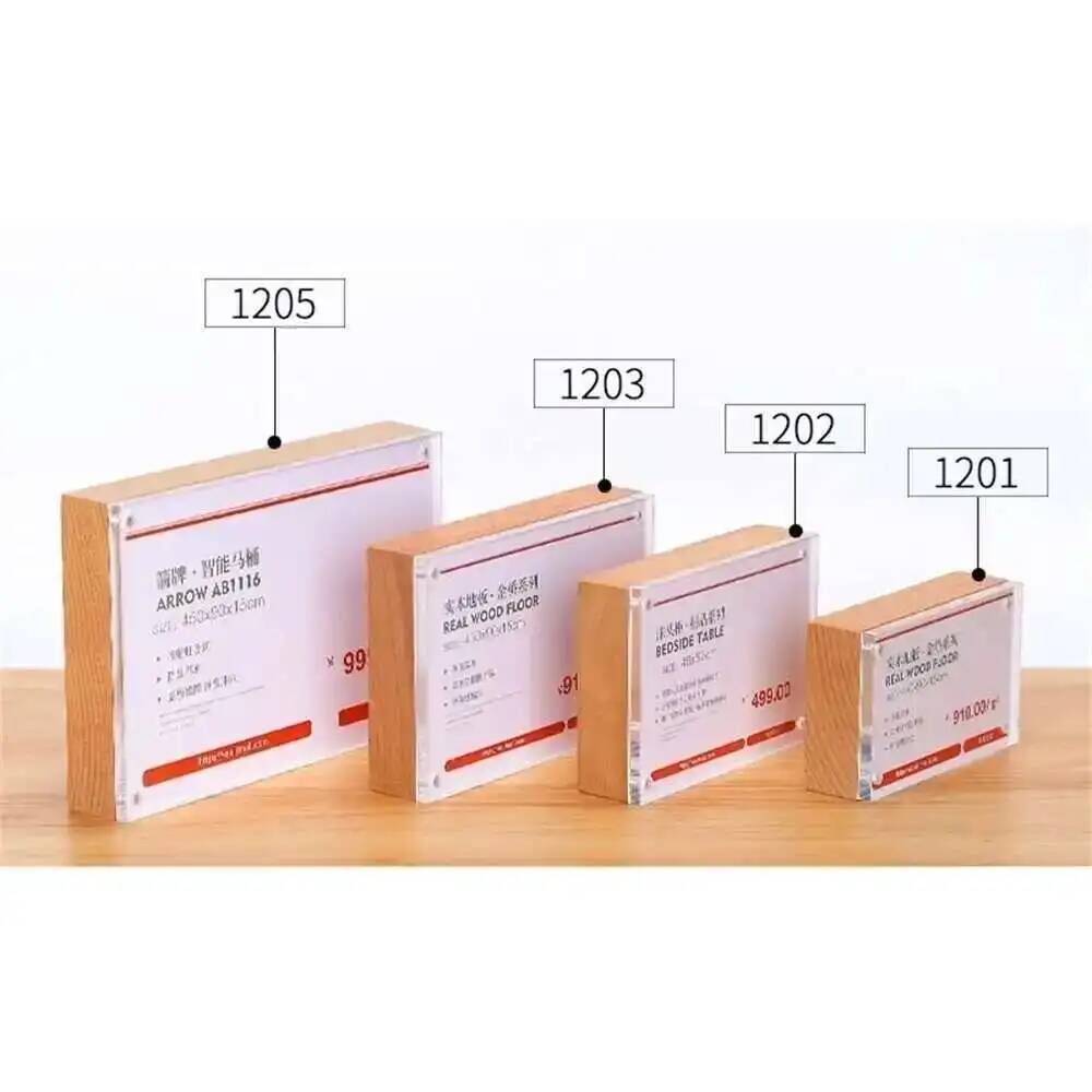 Desk Price Card Display Magnet - Photo Acrylic Block 리뷰 및 가격