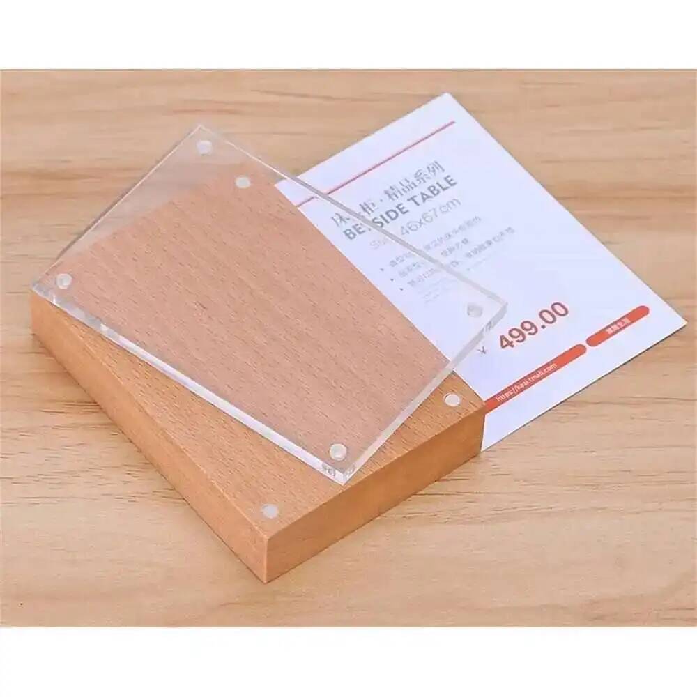 Desk Price Card Display Magnet - Photo Acrylic Block 리뷰 및 가격