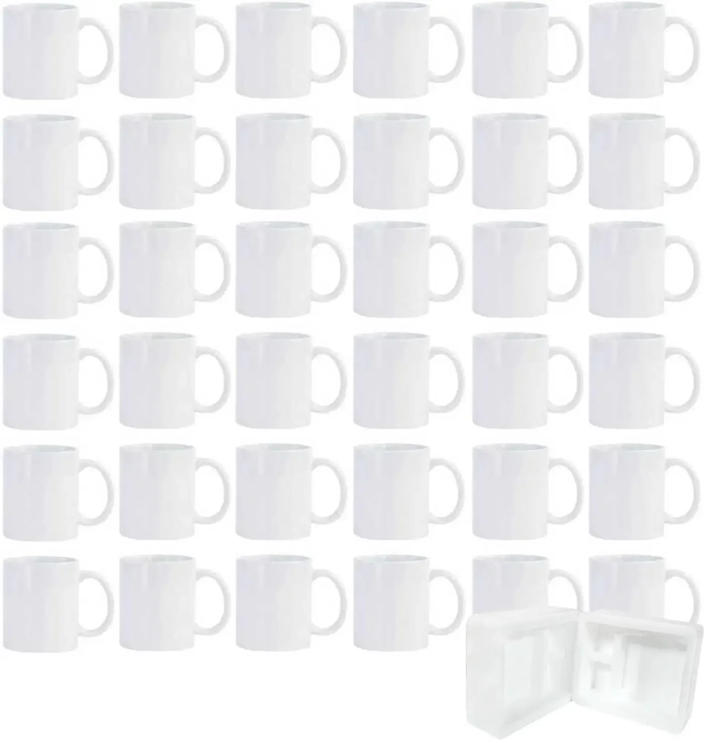 36pcs Sublimation Mugs, 11oz W - Sublimation Mug White 리뷰 및 가격