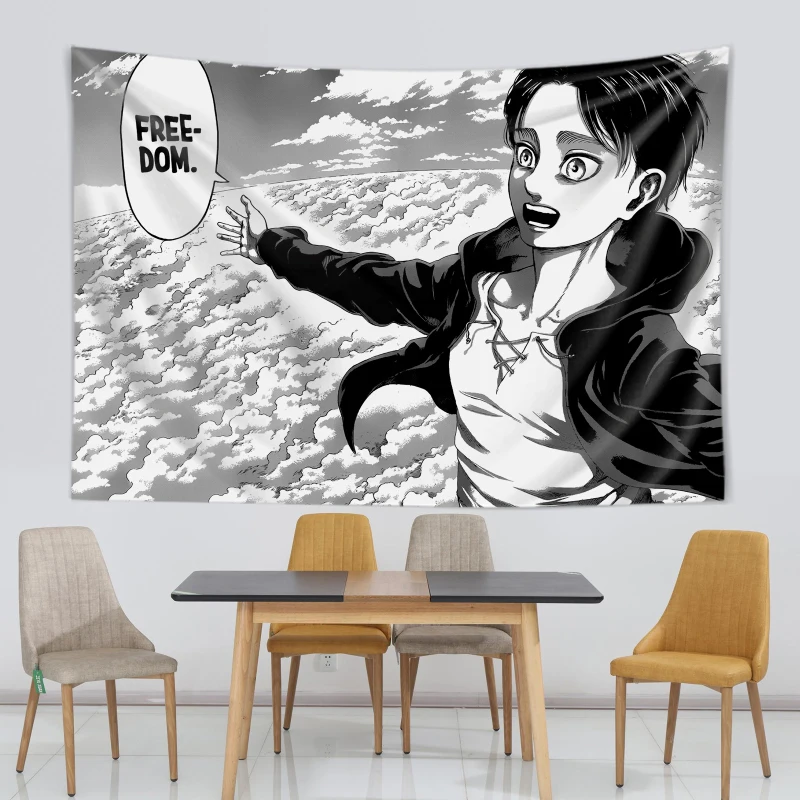 Eren Yeager Freedom Manga Post - Canvas Wrap Ready 리뷰 및 가격