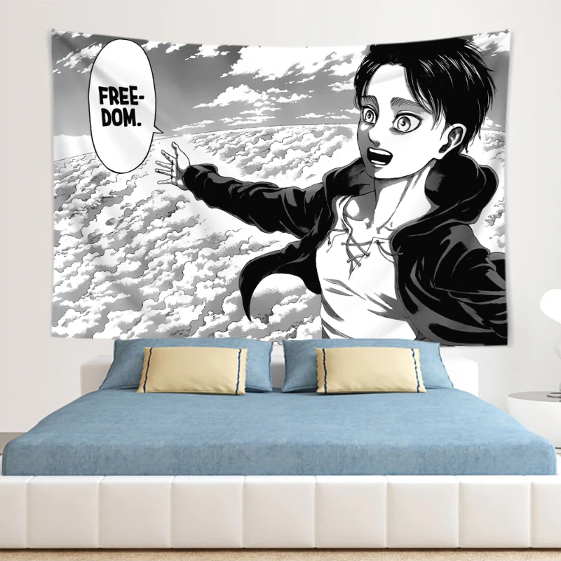 Eren Yeager Freedom Manga Post - Canvas Wrap Ready 리뷰 및 가격