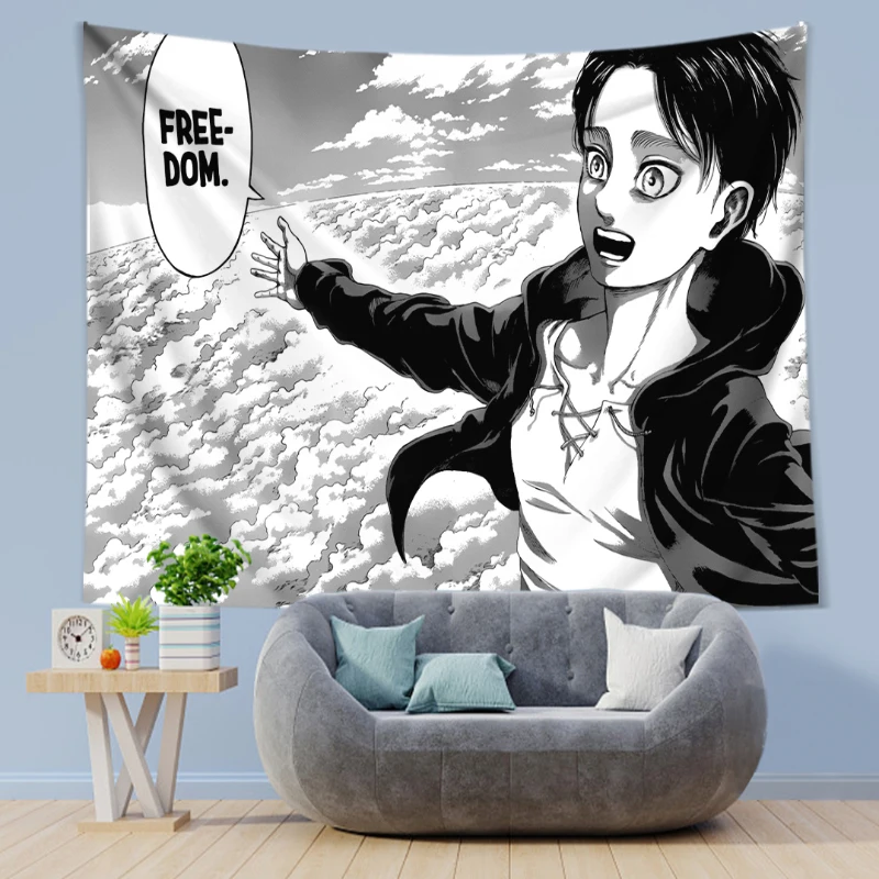 Eren Yeager Freedom Manga Post - Canvas Wrap Ready 리뷰 및 가격