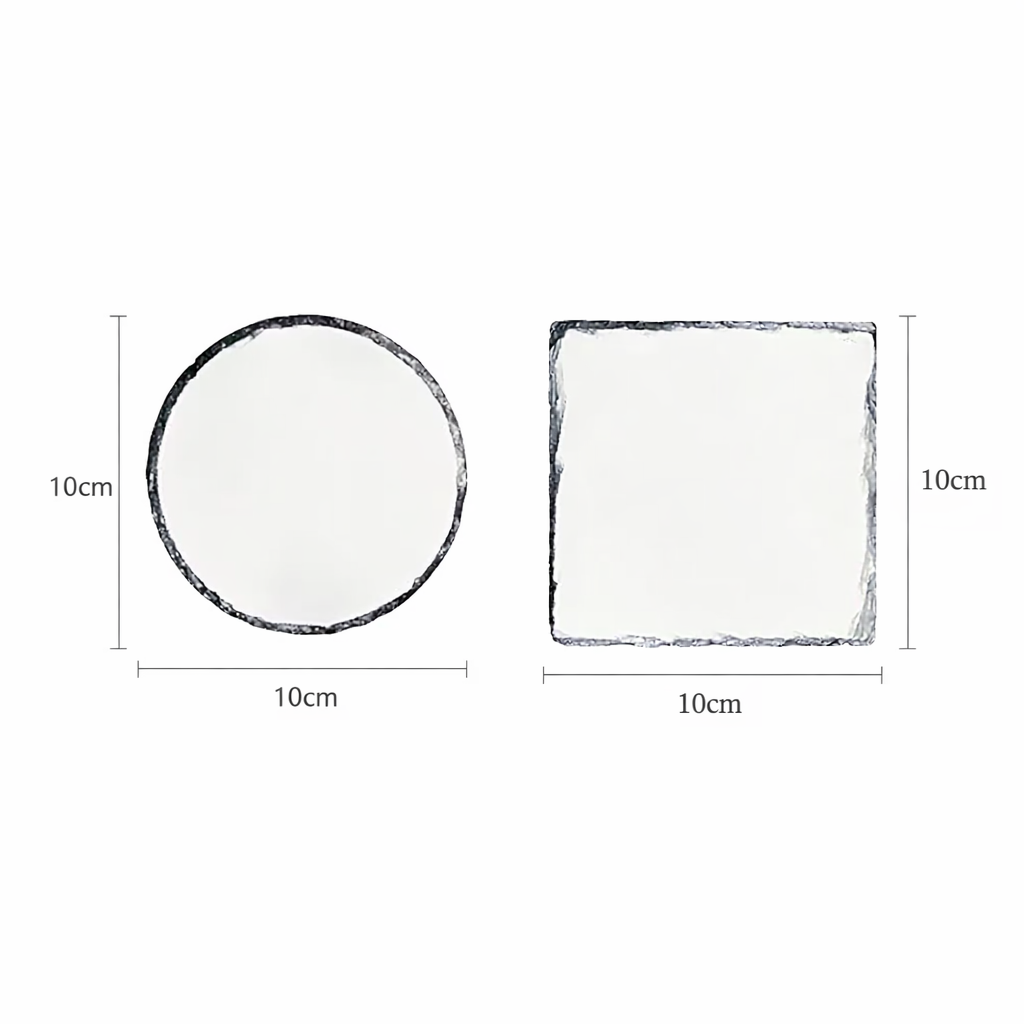 Round Sublimation Slate Coaste - Coaster Sublimation Blank 리뷰 및 가격