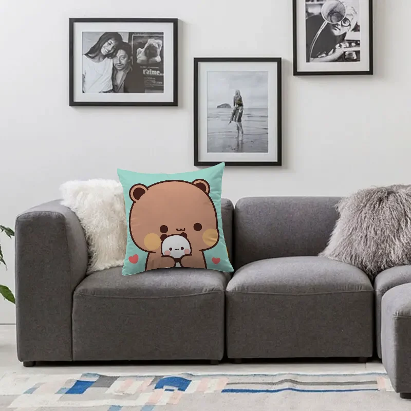 Anime Pillow Bubu Dudu Decorat - Pillow Cover Sublimation 리뷰 및 가격