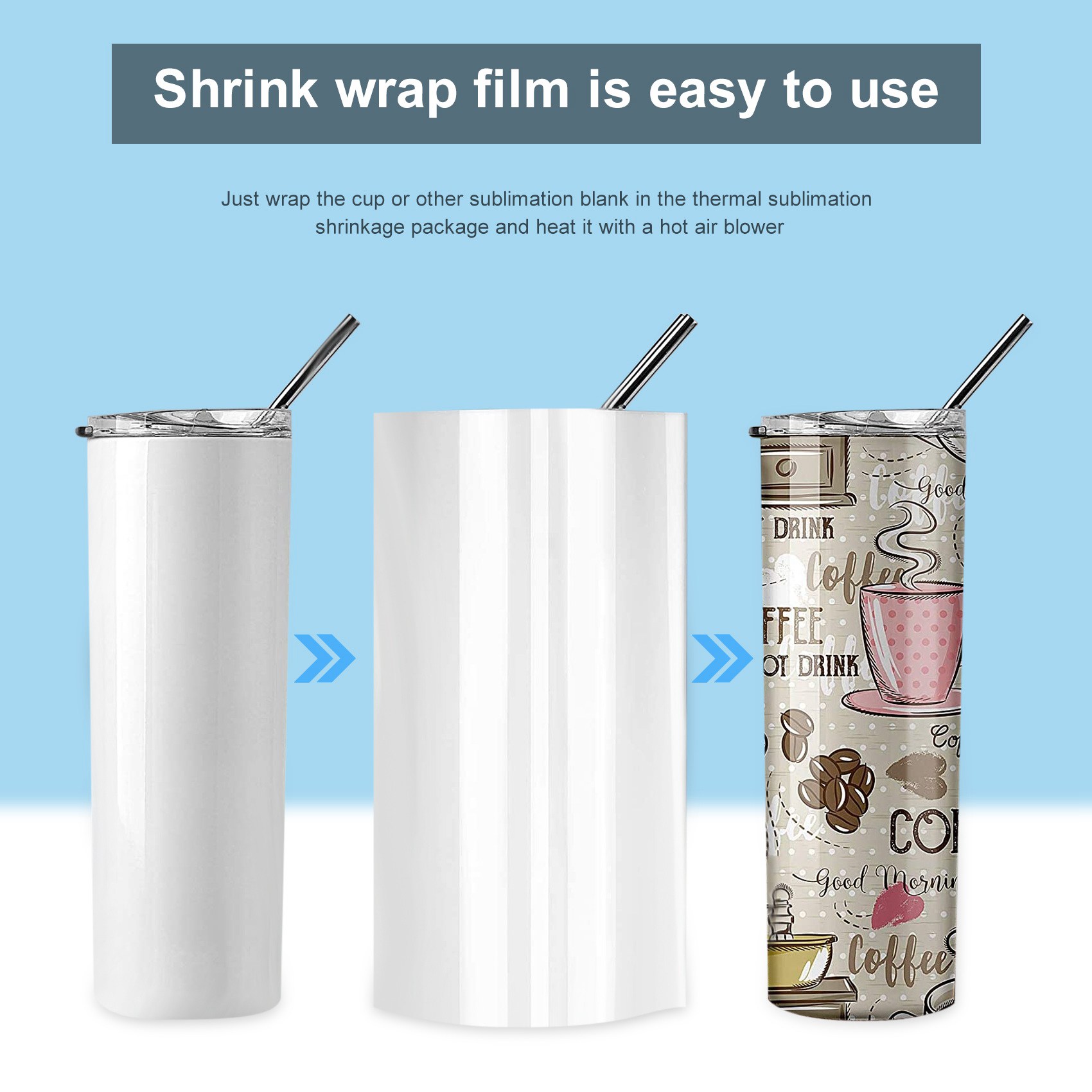 -FTGT 30Pcs Sublimation Shrink - Sublimation Mug White 리뷰 및 가격