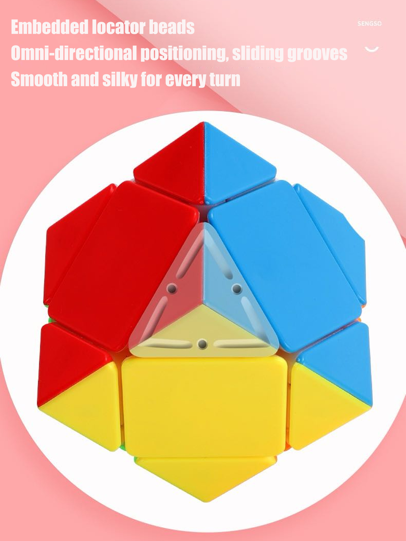 SENGSO Skewb Speed Cube Sticke - Puzzle Blank White 리뷰 및 가격