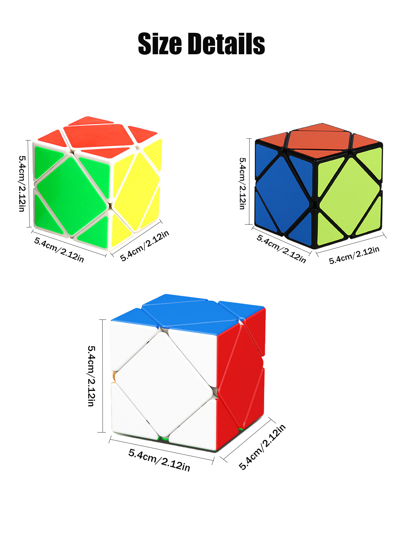 SENGSO Skewb Speed Cube Sticke - Puzzle Blank White 리뷰 및 가격