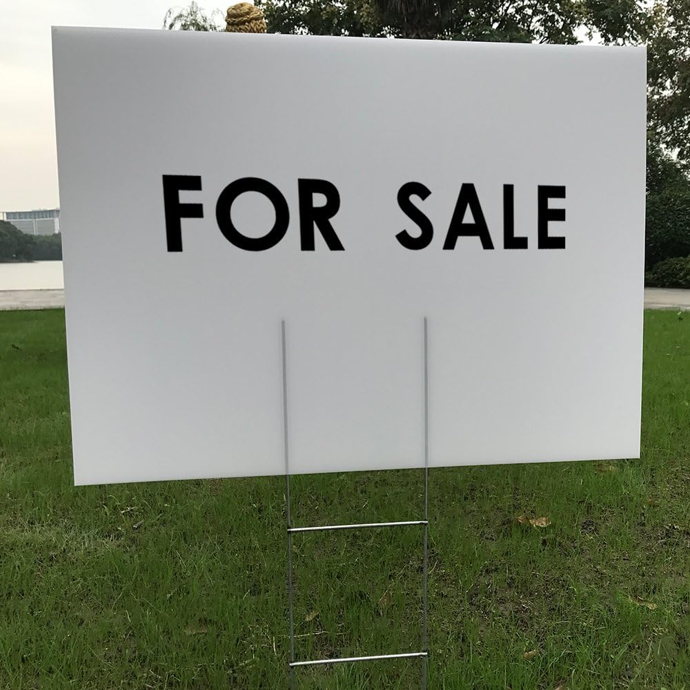 6 Pack 24x18 White Blank Lawn  - Yard Sign Blank 리뷰 및 가격