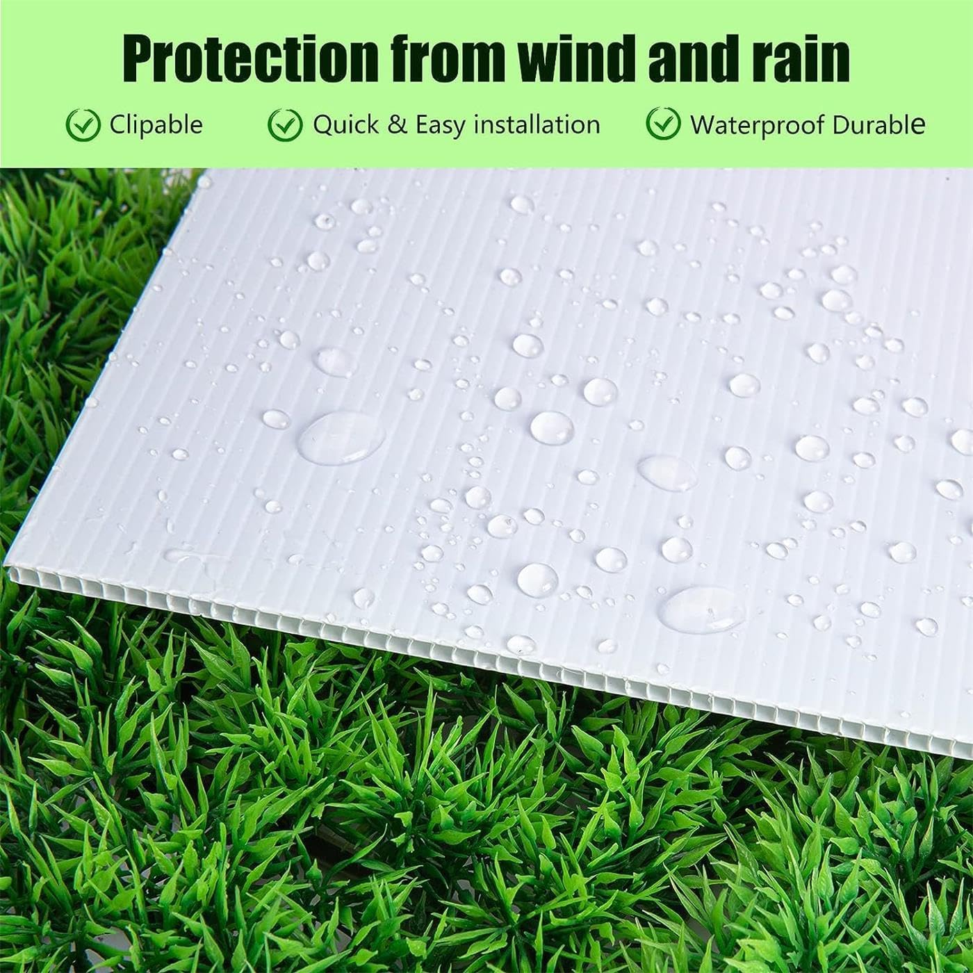 6 Pack 24x18 White Blank Lawn  - Yard Sign Blank 리뷰 및 가격