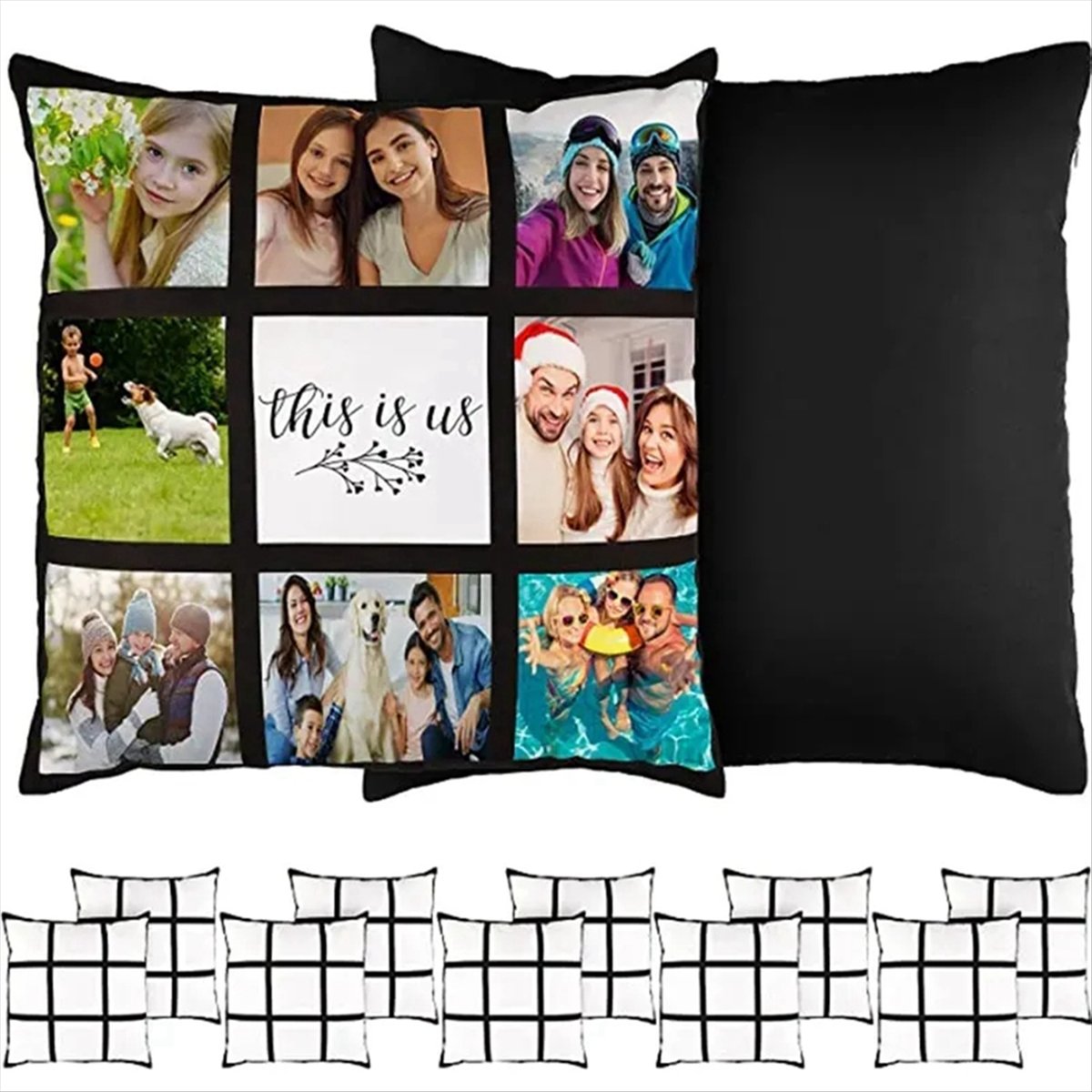 A75K 6Pcs Sublimation Blank Pa - Pillow Cover Sublimation 리뷰 및 가격