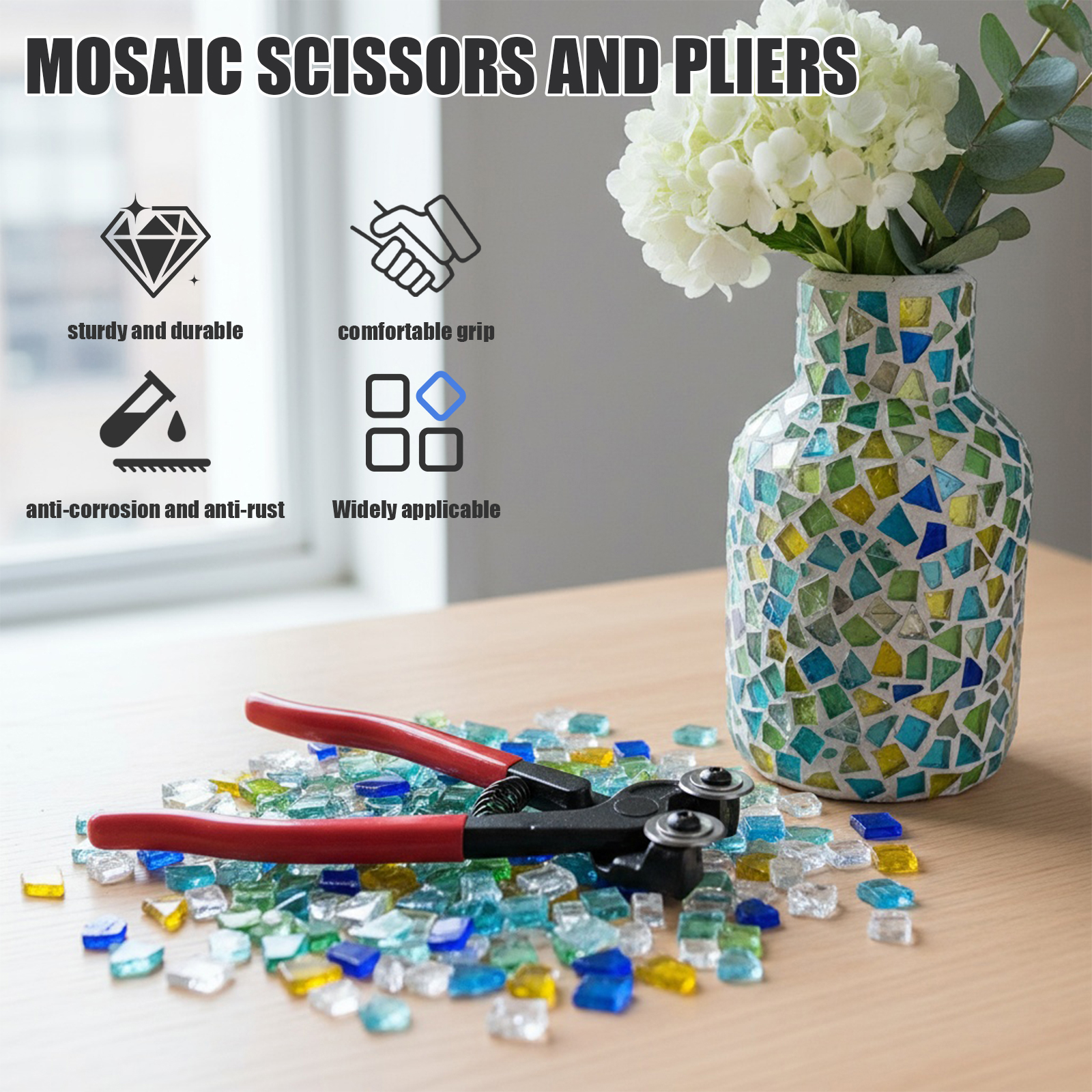 8 Inch Heavy Duty Wheeled Glas - Ceramic Tile Blank 리뷰 및 가격