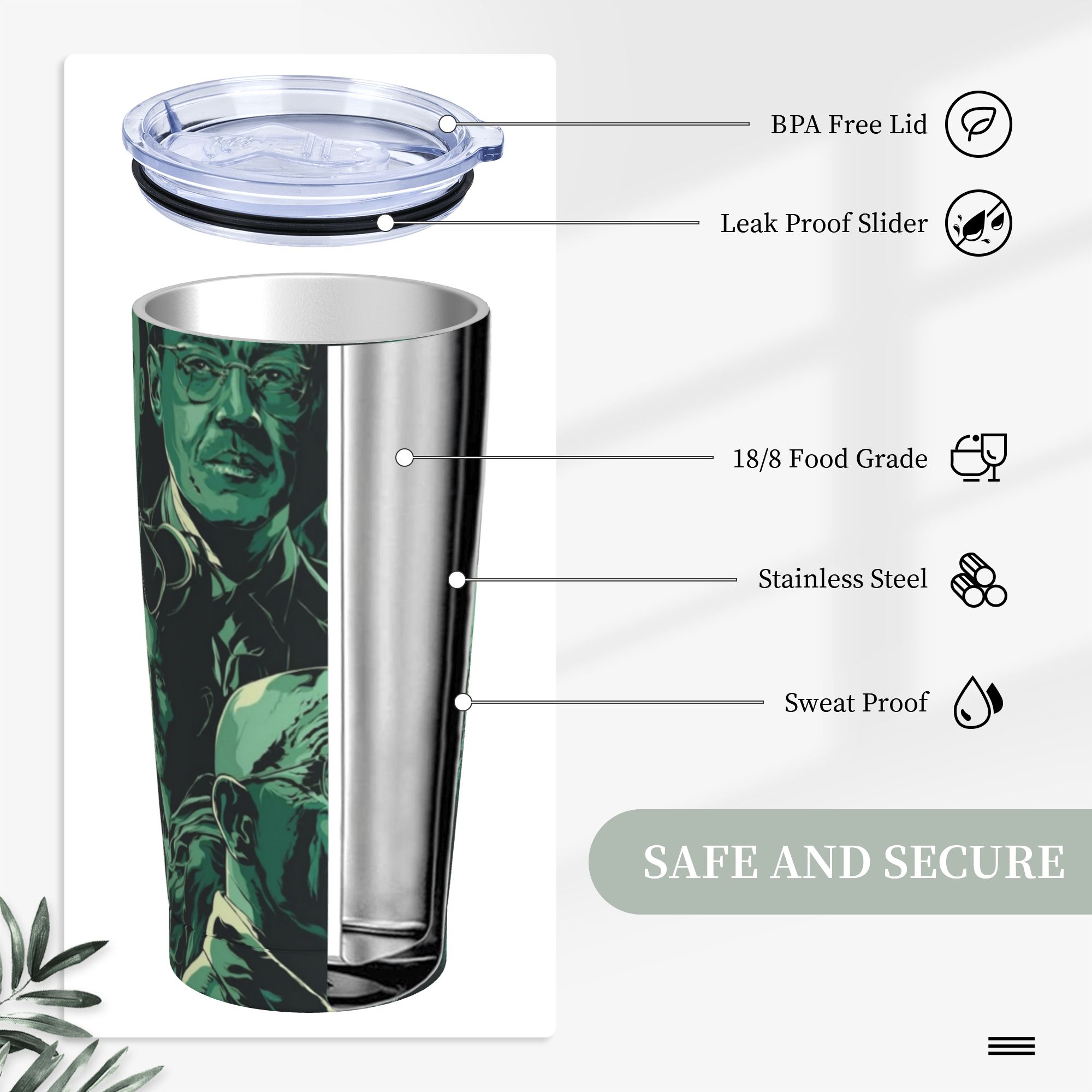 Breaking Bad Walter White Insu - Tumbler 20Oz White 리뷰 및 가격