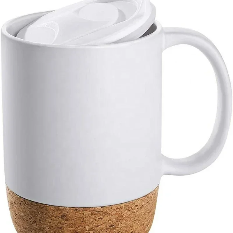 Coffee Mug with Cork Base Bott - Sublimation Mug White 리뷰 및 가격