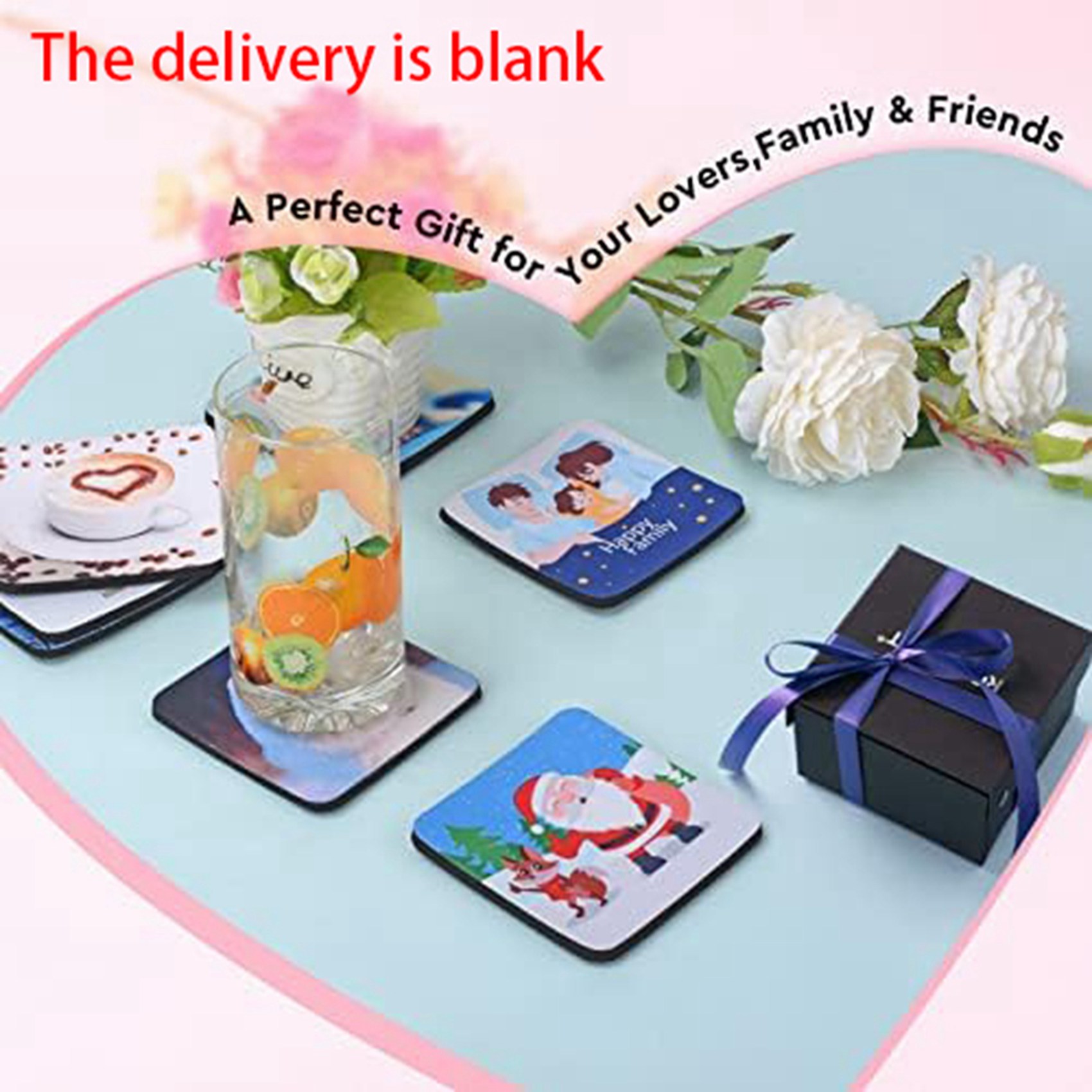 【LAST CHANCE】40PCS Square Subl - Coaster Sublimation Blank 리뷰 및 가격