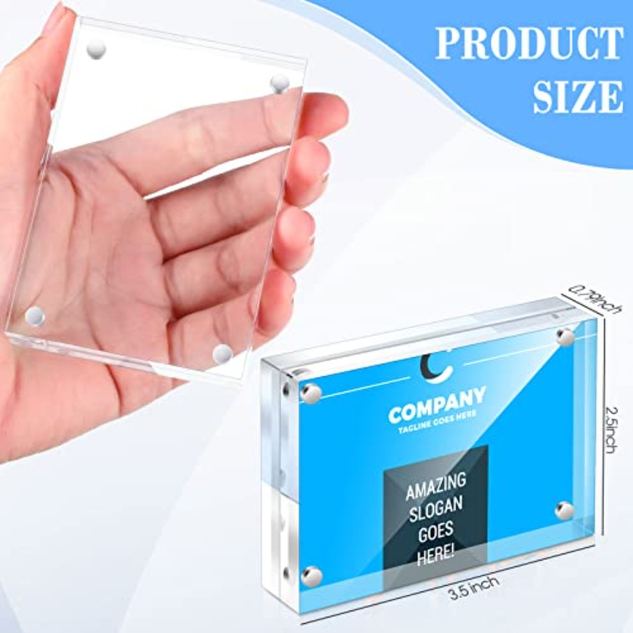 Acrylic Business Card Frame 2. - Photo Acrylic Block 리뷰 및 가격