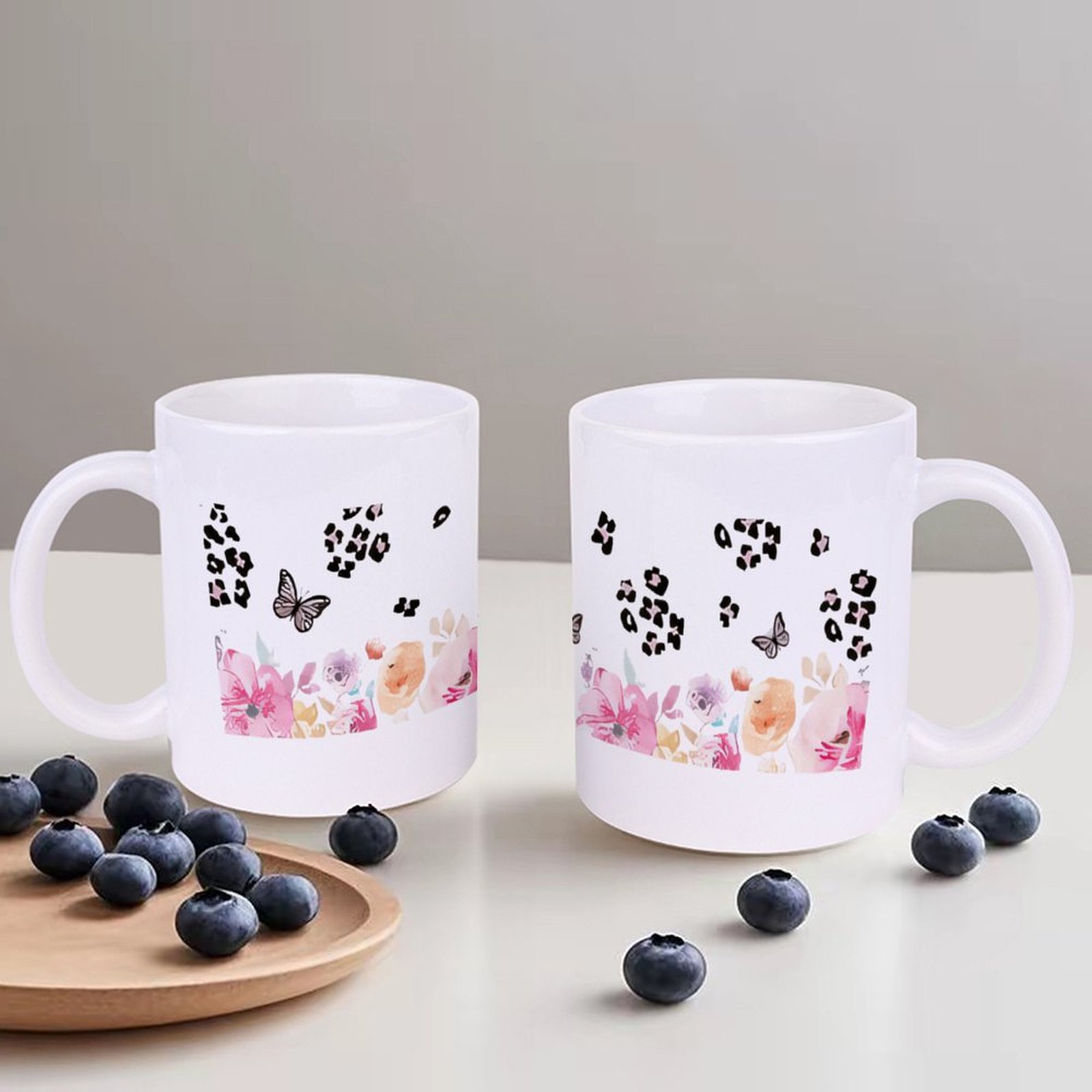 A Watercolor Painting Of Flowe - Sublimation Mug White 리뷰 및 가격