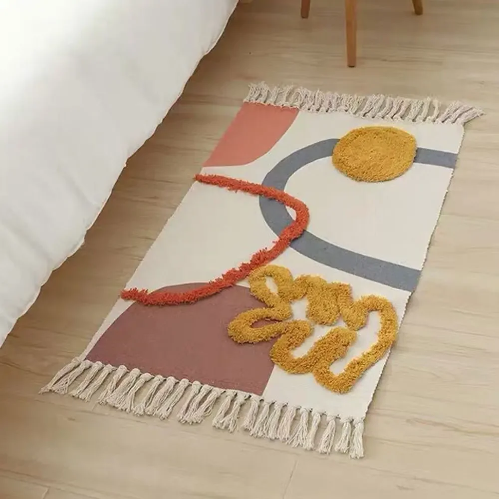 Nordic Cotton Line Soft Tassel - Door Mat Blank 리뷰 및 가격