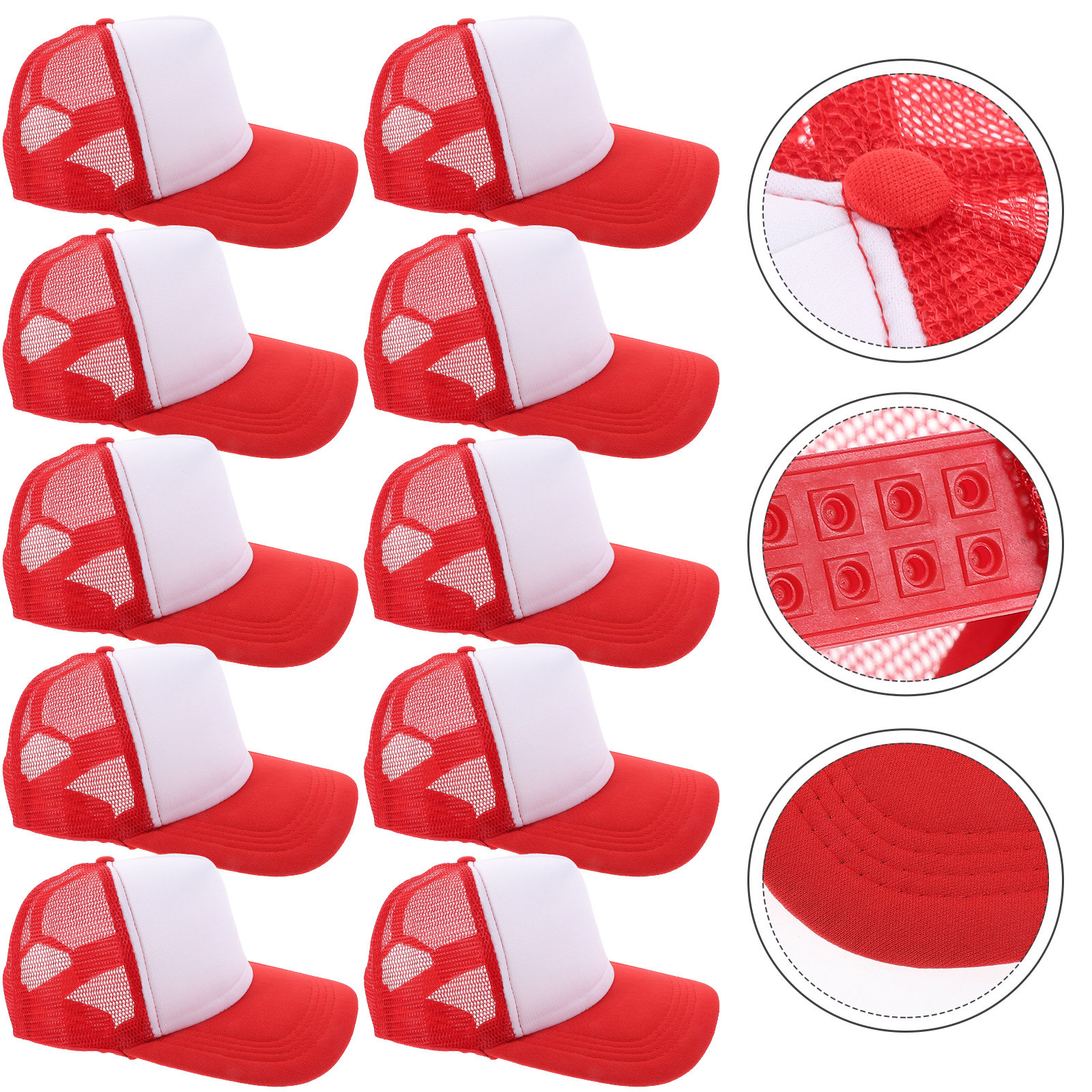 10Pcs Blank Mesh Baseball Hat  - Hat Sublimation Blank 리뷰 및 가격