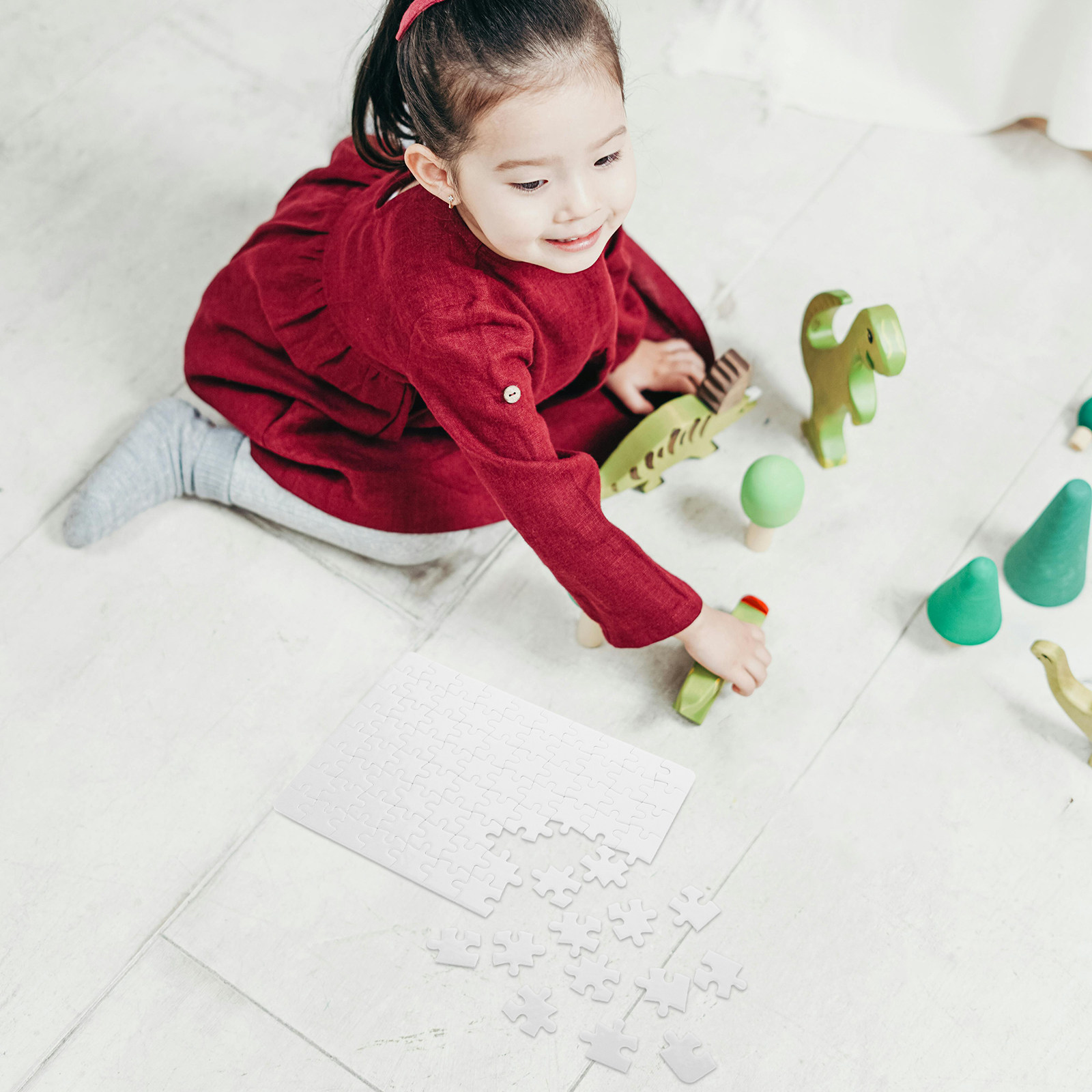 4 Sheets Blank Jigsaw Puzzle B - Puzzle Blank White 리뷰 및 가격
