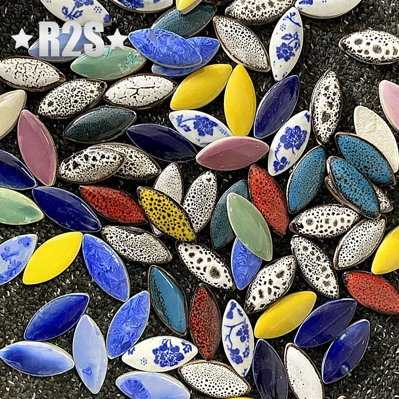 100g Mix color Irregular Ceram - Ceramic Tile Blank 리뷰 및 가격
