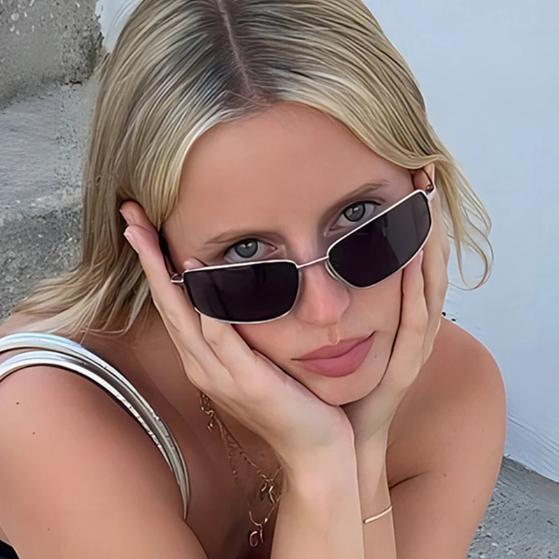 Women's y2k Sunglasses New Gla - Metal Photo Panel 리뷰 및 가격